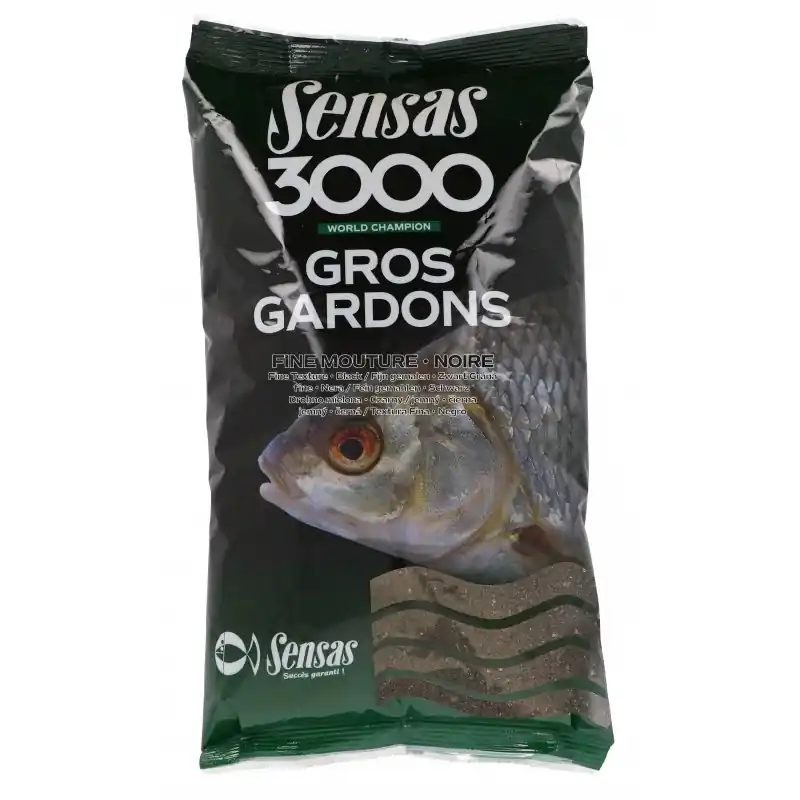 Sensas 3000 Gros Gardon Fijn Zwart Favoriet