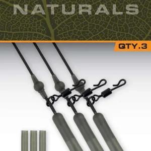 Beperkte Voorraad Fox Naturals Leadcore Heli Rig Leaders