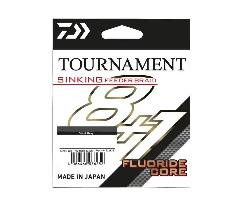 Daiwa Tournament 8+ Feeder Braid Sink. Actieprijs
