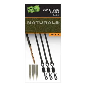 Fox Edges Naturals Copper-Core Leaders Direct Beschikbaar