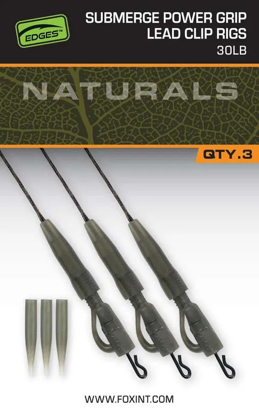 Hoge Kwaliteit Fox Naturals Sub Power Grip Lead Clip Rigs