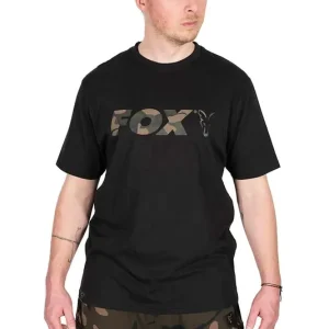 Laatste Versie Fox Camo Logo T-Shirt Zwart