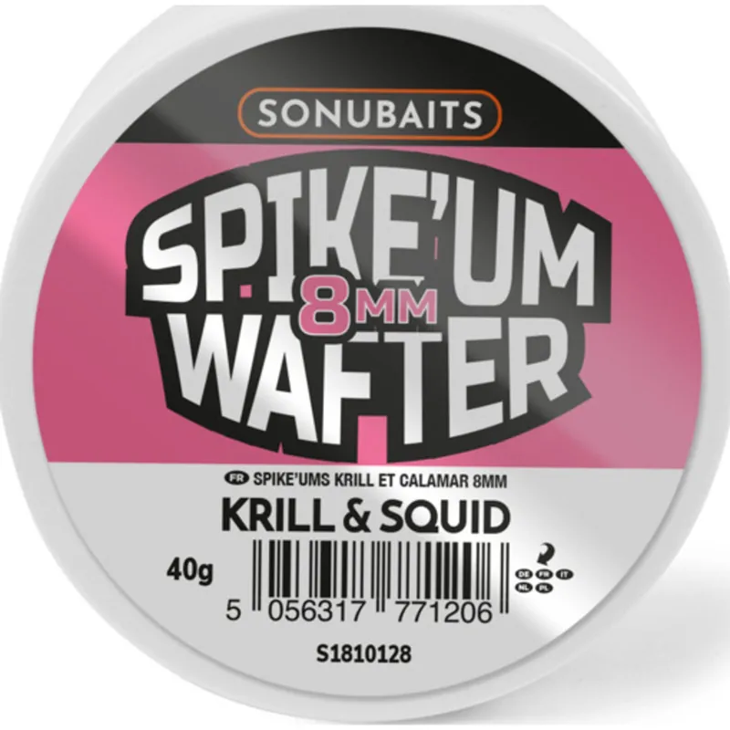 Gratis Retour Sonubaits Spike'Um Wafter 8mm Krill & Squid