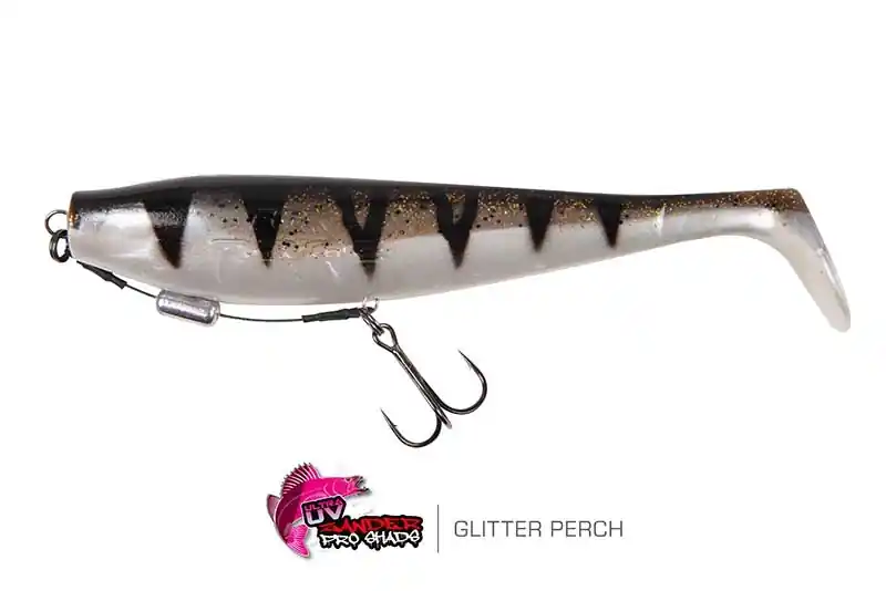Beperkt Aanbod Fox Rage Zander Pro Shads Loaded 16cm UV Glitter Perch