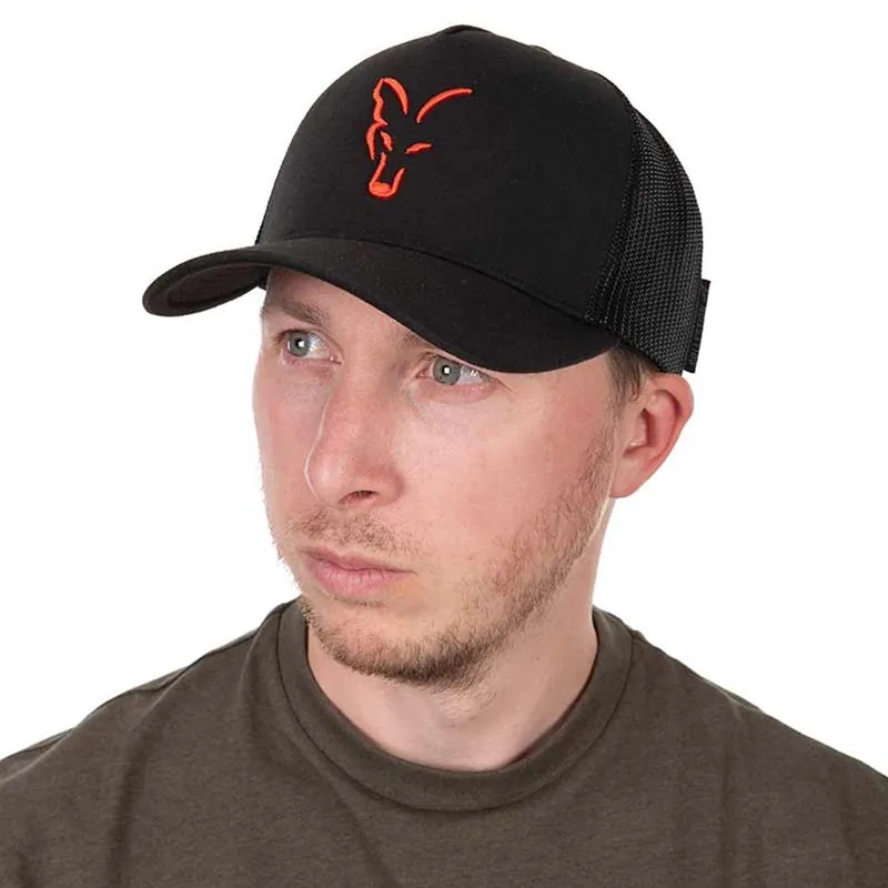 Fox Collection Trucker Cap Black/Orange Weekendaanbieding