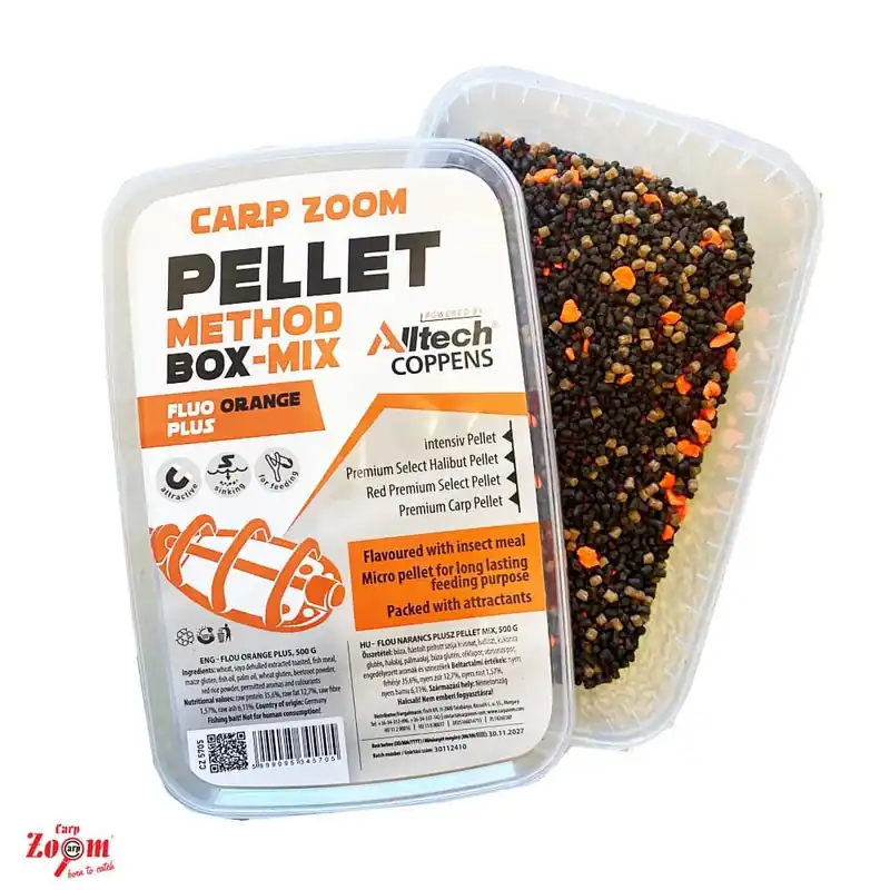 Carp Zoom Fluo Orange Plus Pellets Natural Express Levering