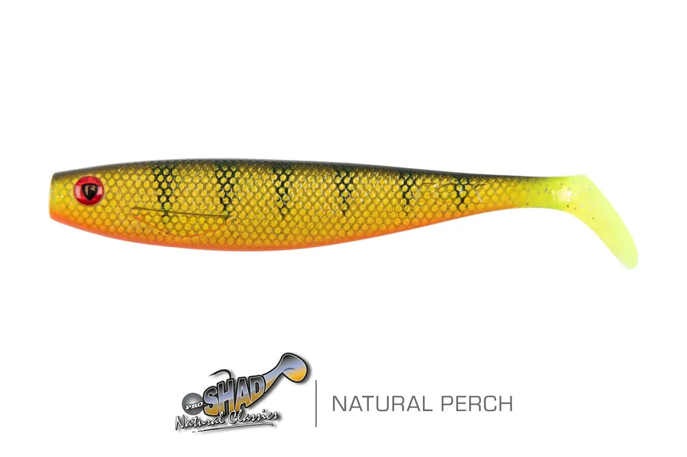 Fox Rage Pro Shad UV Natural Perch Hoge Kwaliteit