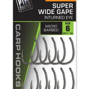 Fox Super Wide Gape Inturned Eye Karperhaak Hoge Kwaliteit