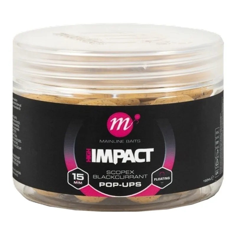 Hoge Kwaliteit Mainline High Impact Scopex Blackcurrant 15mm Pop Up