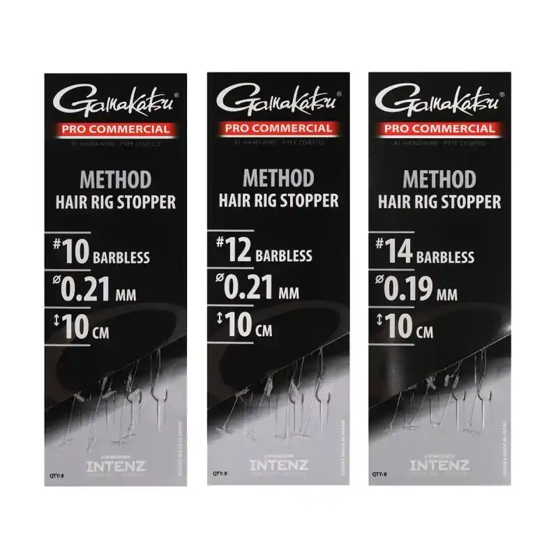 Gamakatsu Pro-C Method Easy Stop Hair Rigs 10cm 14 - 0.19mm Veilige Betaling