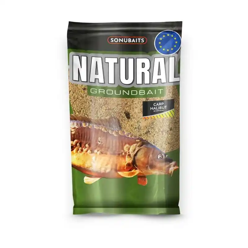 Sonubaits Natural Groundbait Carp Halibut 1kg Betrouwbaar