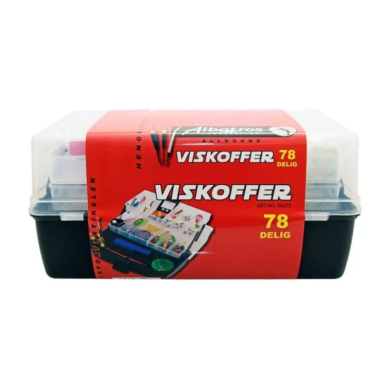 Nieuw Albatros Viskoffer Gevuld 78-Delig