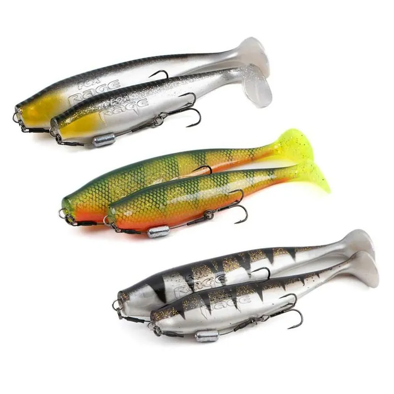 Fox Rage Zander Pro Shads Loaded 18cm - UV Natural Perch Laatste Kans