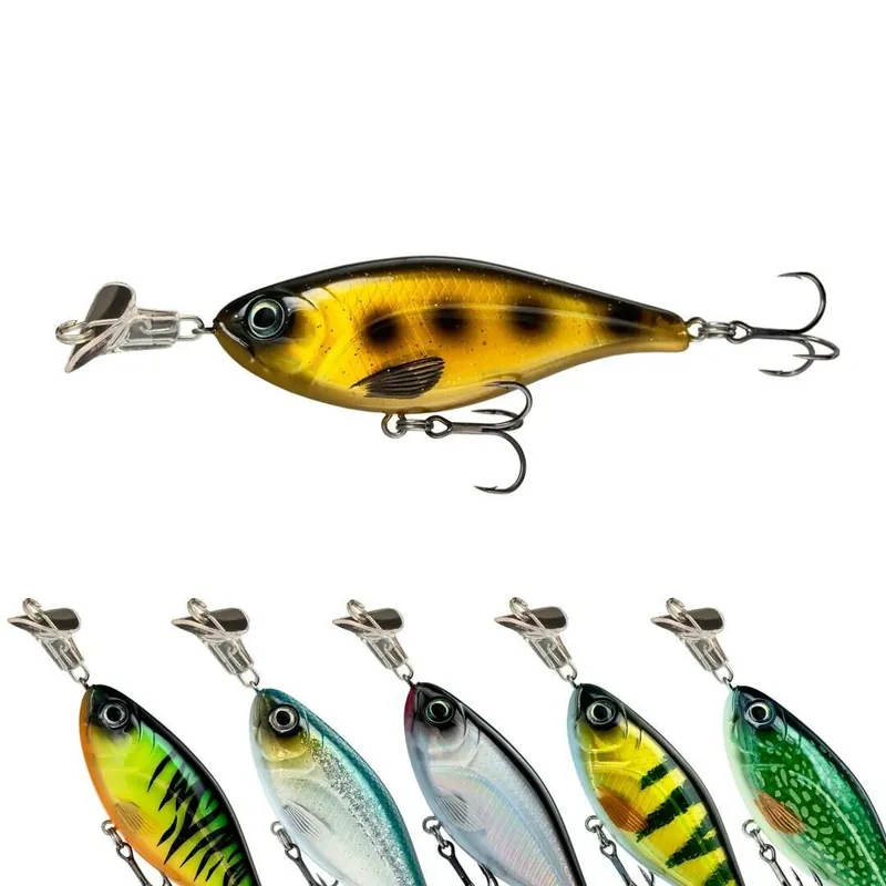Headbanger Cranky Shad 12.7cm Slow Sink Black/Silver Superprijs