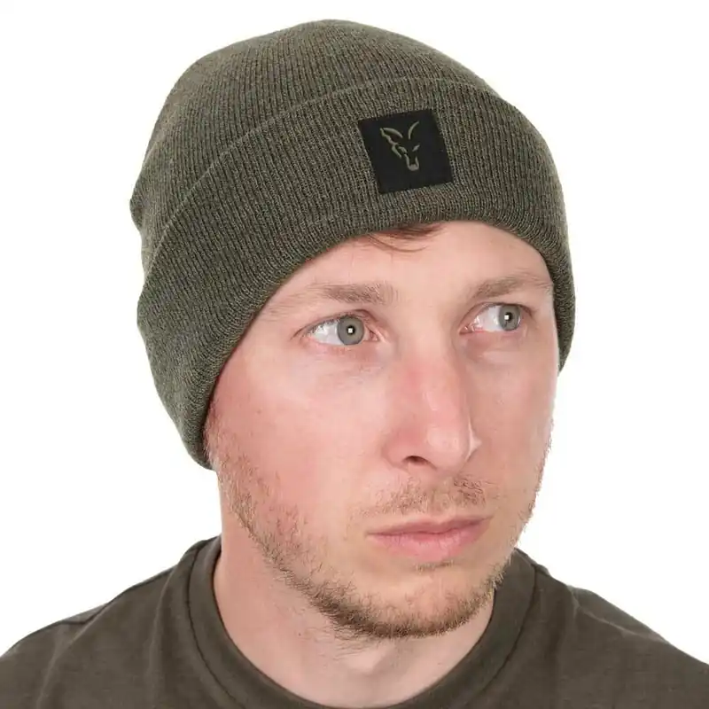 Favoriet Fox Collection Beanie Green/Black