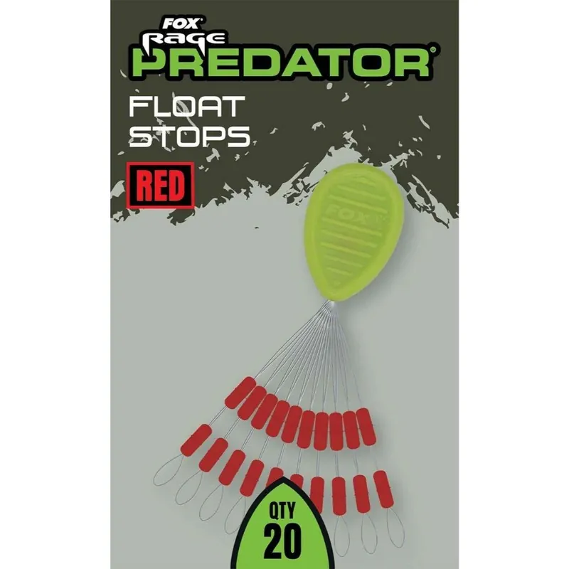 Express Levering Fox Rage Predator Float Stops Red
