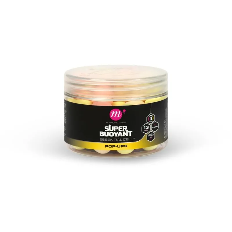Mainline Super Buoyant Pop-Ups Pink, Yellow, White Essential Cell 13mm Beste Prijs