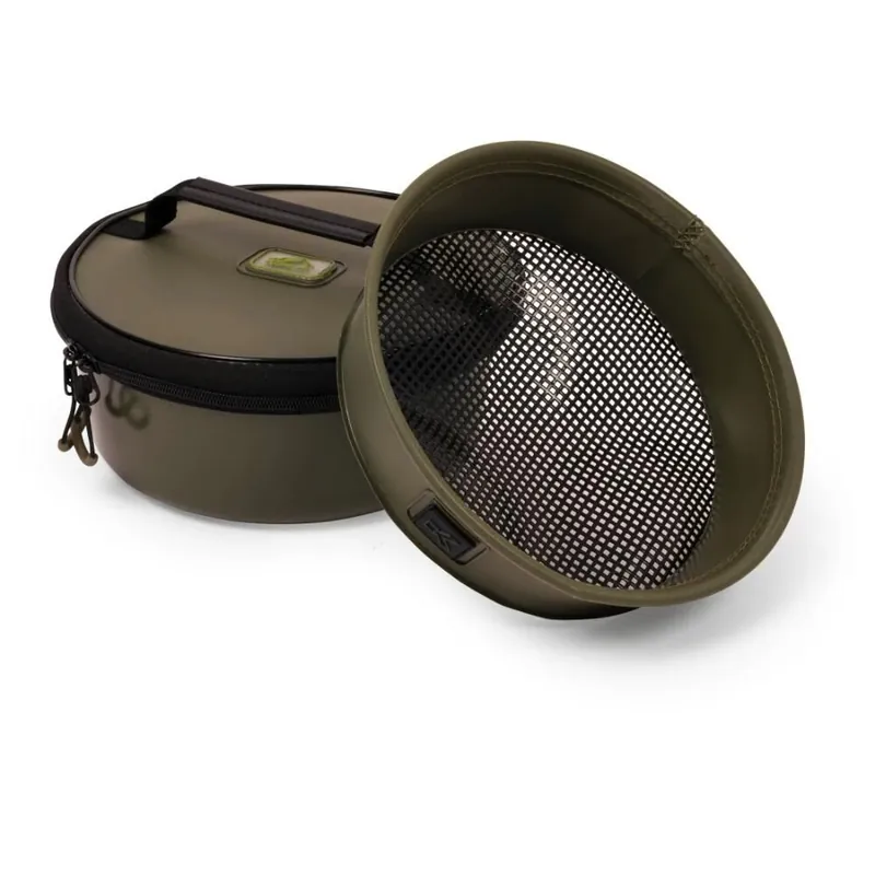 Korum Eva Solid Groundbait Bowl en Riddle Betrouwbaar
