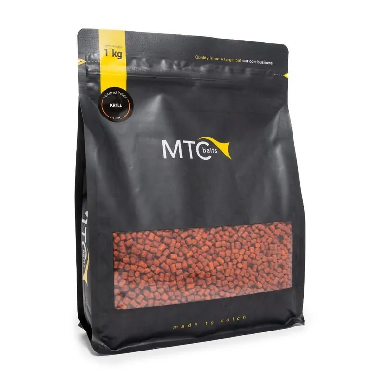 Meest Verkocht MTC Baits Hi-Attract Pellets Kr1ll 4mm 1kg