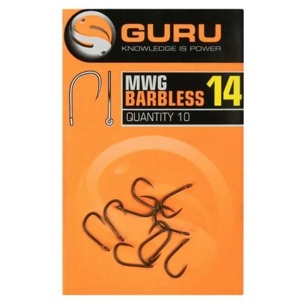 Flitsaanbieding Guru MWG Hook Barbless Size 14