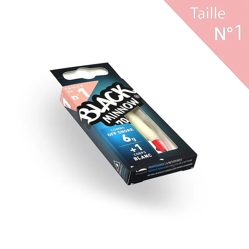 Koop Vandaag Fiiish Black Minnow 70 Combo Off Shore 6gr White