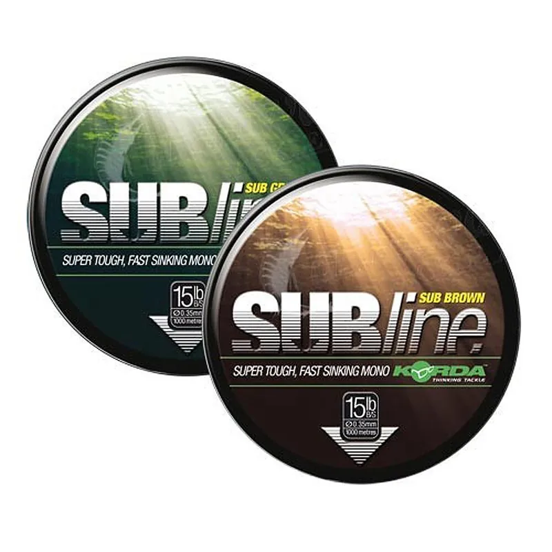 Populair Korda Subline Green 1000m 20lb 0.43mm 9.1kg 1000m