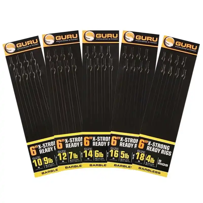 Guru X-Strong Pole Rigs 6inch Size 10/0.22mm Express Levering