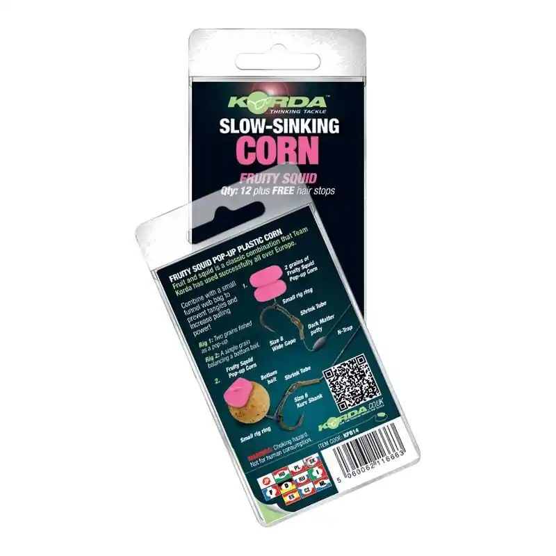 Gratis Retour Korda Slow Sink Corn Fruity Squid Pink
