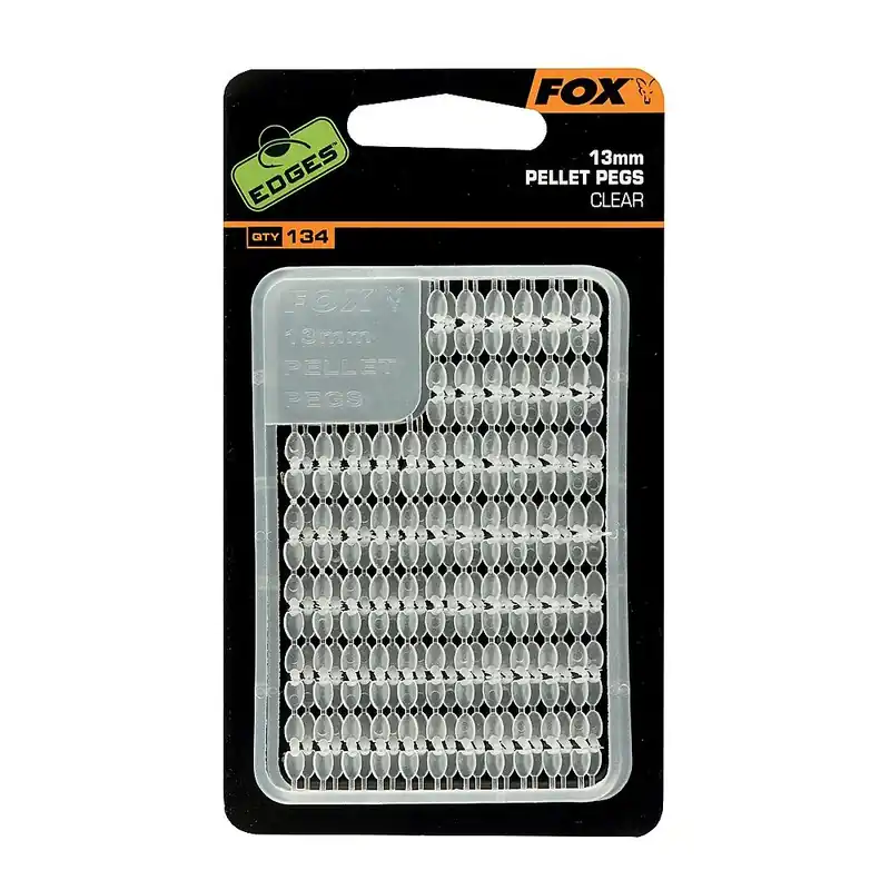 Fox Edges Pellet Pegs 13mm Clear Uitverkoop