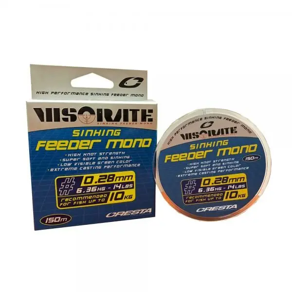 Spro Cresta Visorate Sinking Feeder 150m 0.28mm - 6.36kg Seizoensaanbieding
