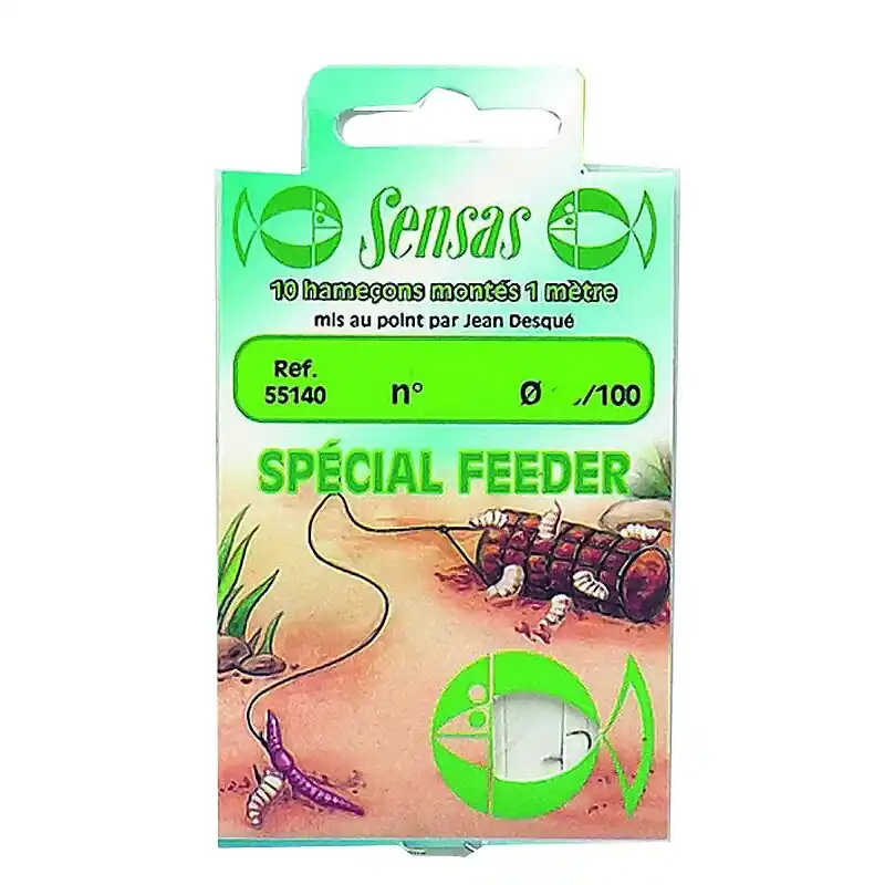 Laatste Versie Sensas Onderlijn Special Feeder 100cm Maat 8 - 0.16mm