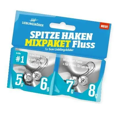 Lieblingskoder Spitze Haken Mix #1 5g,6g,7g,8g Laatste Kans