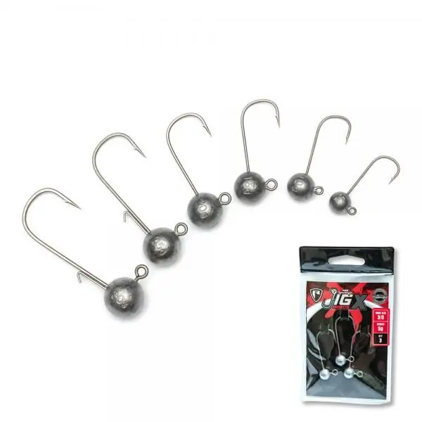 Fox Rage Jig X Size 3/0 3st. 3/0 3 st. 5gr Nieuw