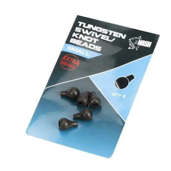 Nash Tackle Tungsten Swivel Knot Beads Size Small Tijdelijk Beschikbaar