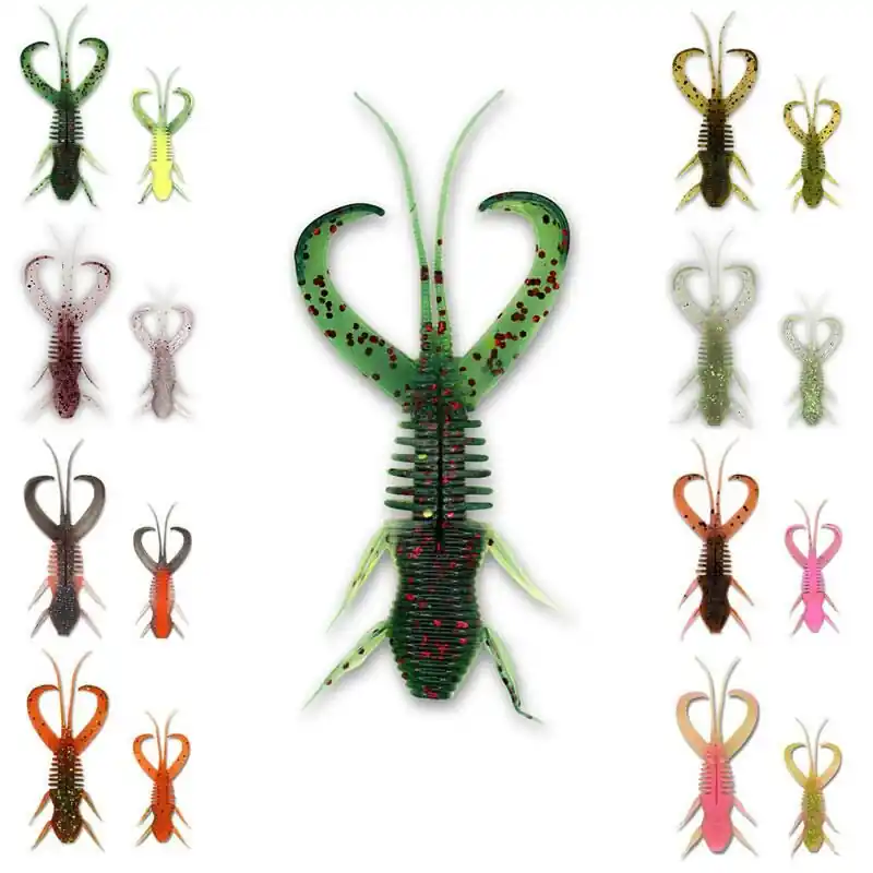 Monkey Lures Craby Lui 7,5cm 6 stuks Chilli Cheese Meest Verkocht