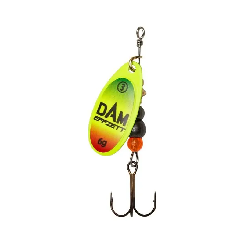 Fabrieksprijs Dam Effzett Fluo Spinner Trio 3 6g