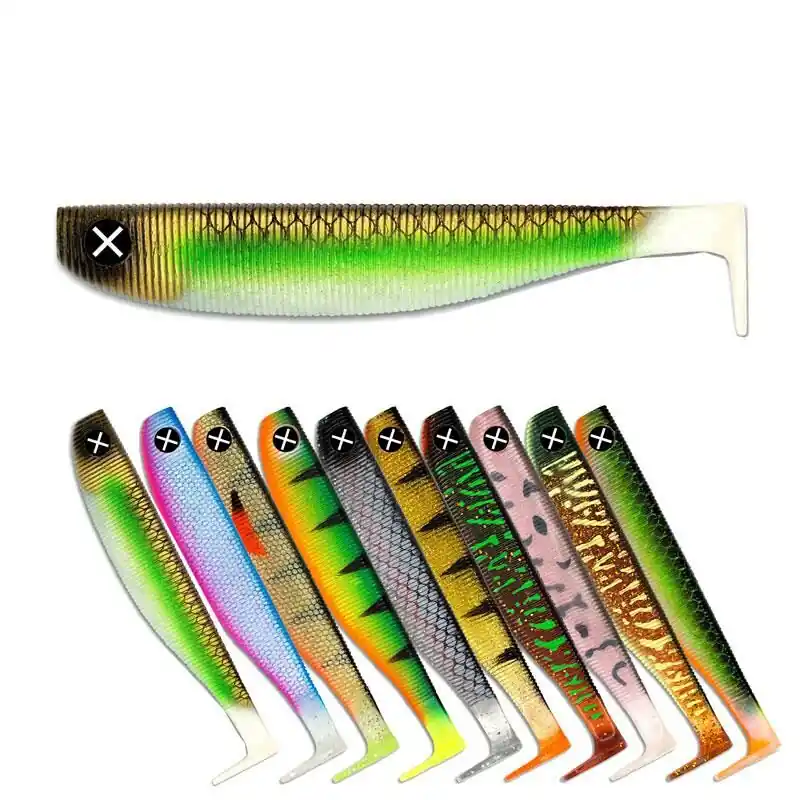 Uitverkoop Monkey Lures Fat Lui 23cm p/stuk Toxic Zebra