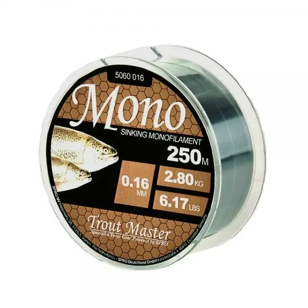 Seizoensaanbieding Spro Trout Master Mono 200m 0.22mm - 4.98kg