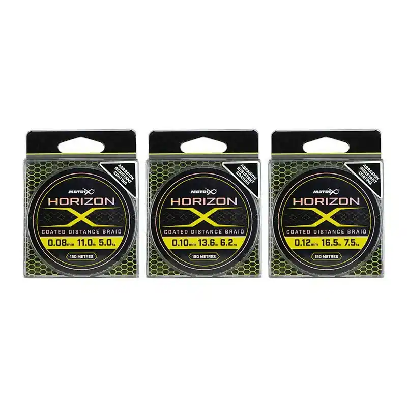 Fox Matrix Horizon X Coated Braid 150m 0.10mm 13.6Lb/6.2kg Koop Online