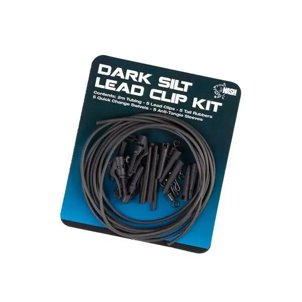 Laatste Versie Nash Dark Silt Lead Clip Kit