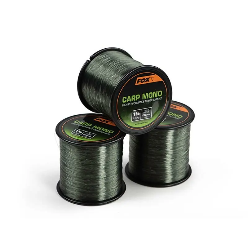 Fox Carp Mono Low Vis Green 1000m 0.38mm - 20lb Shop Nu