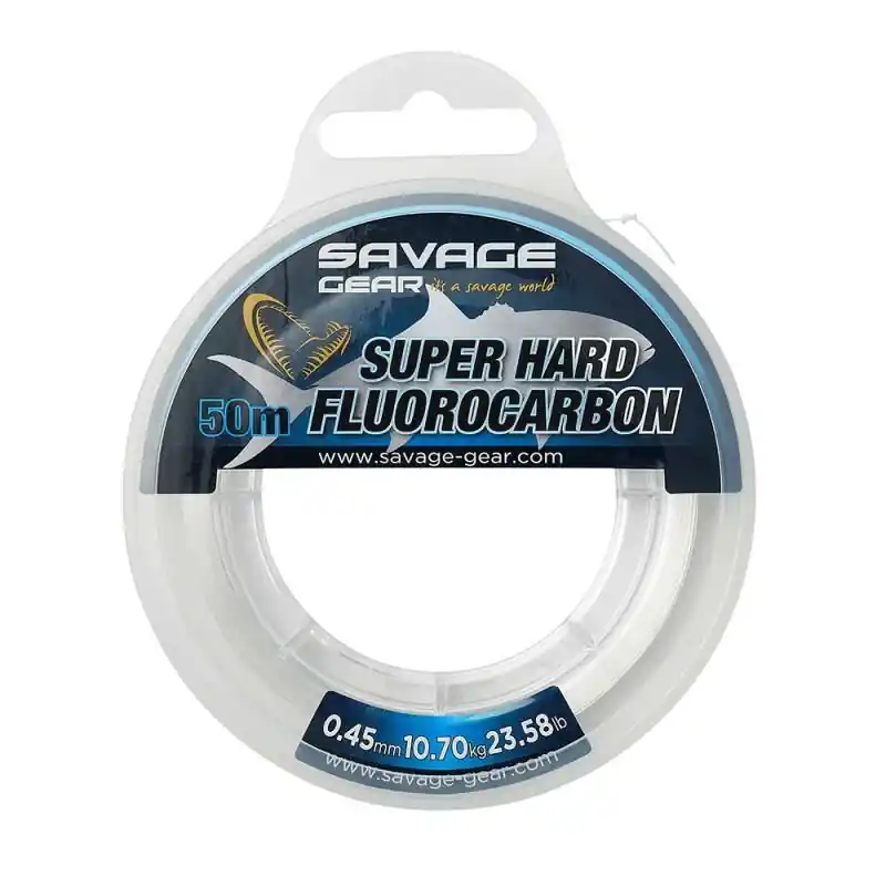 Beperkt Aanbod Savage Gear Super Hard Fluorocarbon 50m 0.77mm - 25.7kg 45m