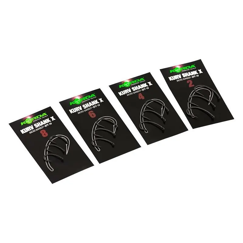 Betrouwbaar Korda Kurv Shank X Hook Size 8