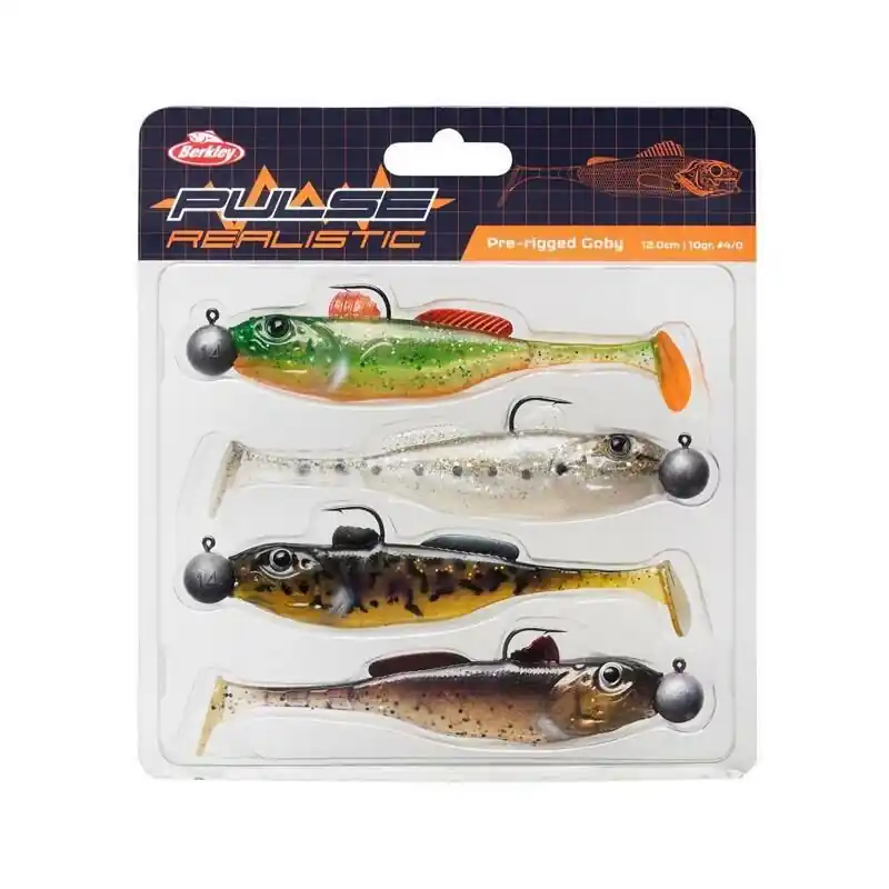 Aanbieding Berkley Pulse Prerigged Realistic Goby 12cm 4pcs