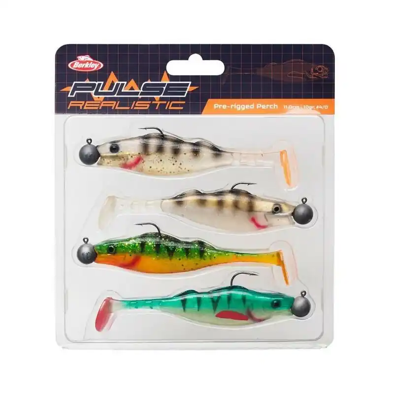 Laatste Kans Berkley Pulse Prerigged Realistic Perch 11cm 4pcs