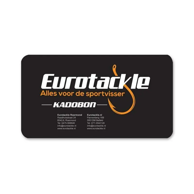 Finale Uitverkoop Eurotackle Kadobon € 10,-