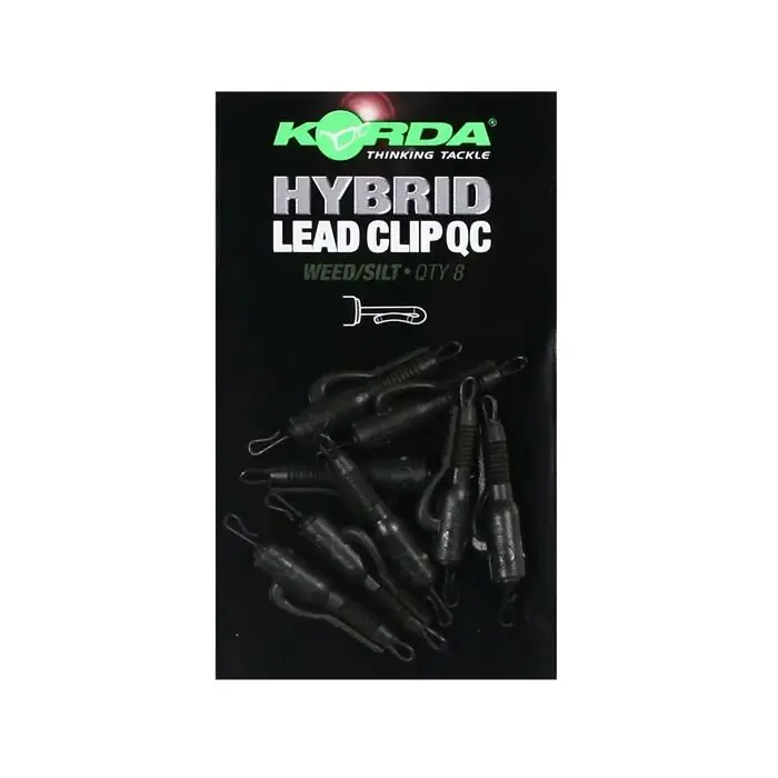 Korda Hybrid Lead Clips QC Weed Silt Tijdelijk Beschikbaar