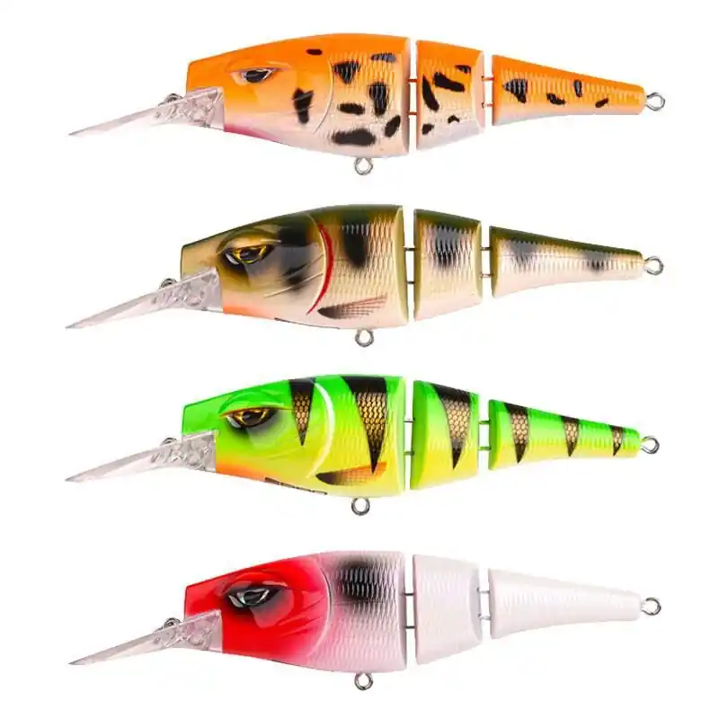 Premium Spro Pikefighter Triple Jointed 145DD UV Orange Koi