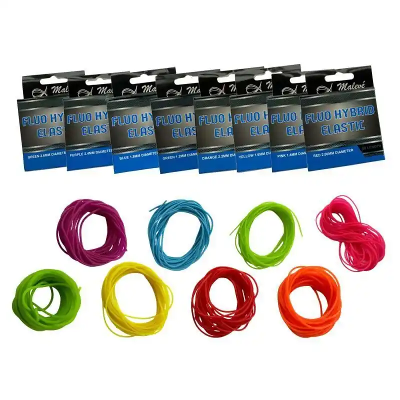 Premium Maleve Fluo Hybrid Elastic Tech 5m 1.2mm Green