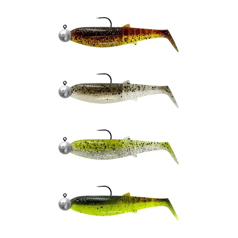 Savage Gear Cannibal Shad Clearwater Mix 8cm 2/0 - 7.5g Uitverkoop